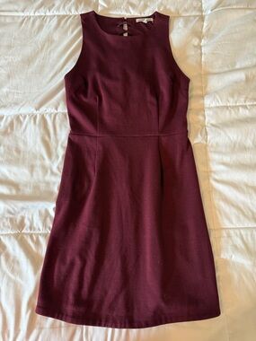 Charlotte Russe Sleeveless Burgundy Mini Dress